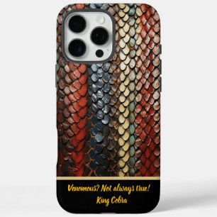 Levendige slangenhuid onthult kunst van natuur iPhone 16 pro max hoesje