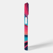 Levendige Speed Burst Neon Abstracte Energie Kunst Case-Mate iPhone Case (Achterkant / Rechts)