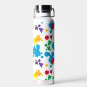 Levendige Splatter Fles (Achterkant)