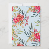 Levendige Spring Floral Moederdag Brunch Kaart (Achterkant)