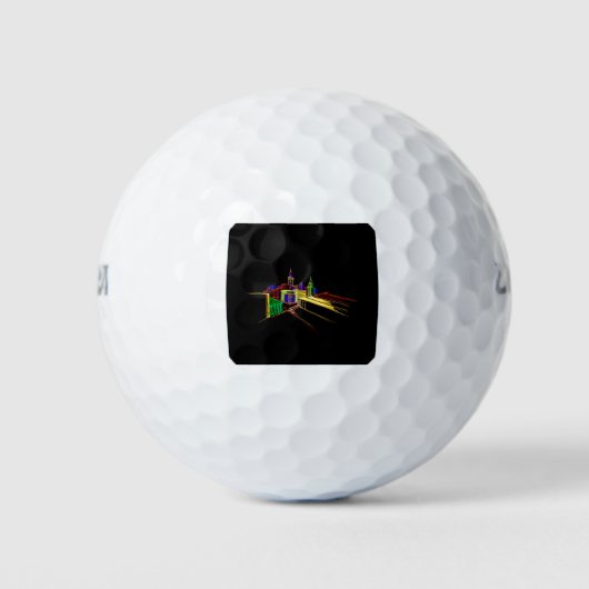 Levendige stad golfballen (Voorkant)