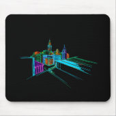 Levendige stad muismat (Voorkant)