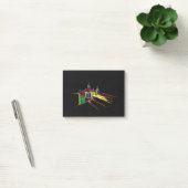 Levendige stad post-it® notes (Kantoor)