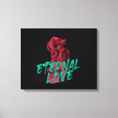 Levendige, stedelijke, trendy grafische vormgeving canvas afdruk (Voorkant)