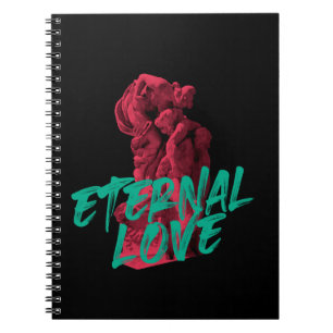 Levendige, stedelijke, trendy grafische vormgeving notitieboek