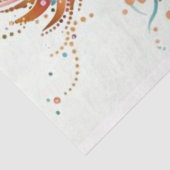 Levendige stip geschilderd Dragon Decoupage Tissue Tissuepapier (Detail)