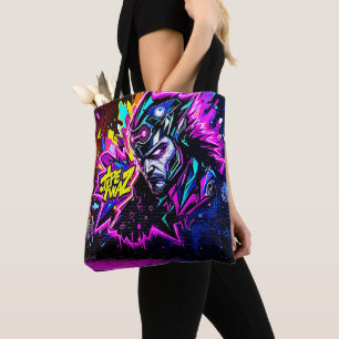 Levendige Street Art Glow Draagtas