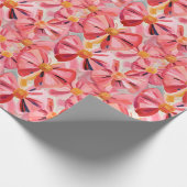 Levendige strik impressies cadeaupapier (Hoek)