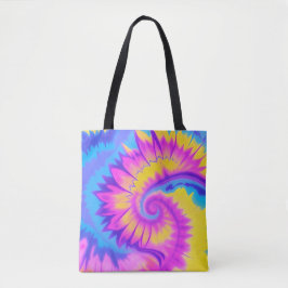 Levendige Stropdas-Dye Canvas tas