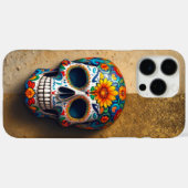 Levendige suikerschedel Case-Mate iPhone case (Achterkant (horizontaal))