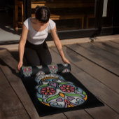 Levendige suikerschedel yogamat