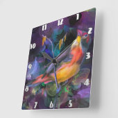 Levendige Swallow Bird Wall Klok (Hoek)