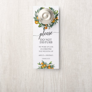 Levendige Tangerine Wedding Guest niet storen