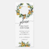 Levendige Tangerine Wedding Guest niet storen (Voorkant)