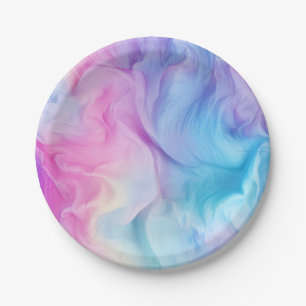 Levendige Tie Dye Paper Borden voor Feesten Papieren Bordje