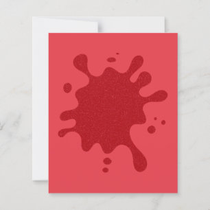 Levendige Tomato-Red Splash Flat Sheet – Aanpassen