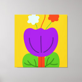 Levendige tonen canvas afdruk