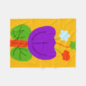 Levendige tonen fleece deken (Voorkant (Horizontaal))