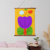 Levendige tonen hangend wandkleed (Slaapkamer)