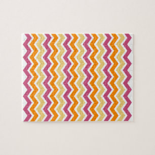 Levendige Tribal ZigZag Legpuzzel