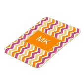 Levendige Tribal ZigZag Magneet (Linkerzijde)