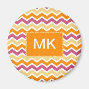 Levendige Tribal ZigZag Magneet