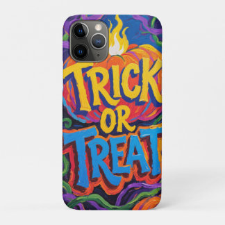 Levendige "Trick or treat" Halloween iPhone 11 Pro Hoesje