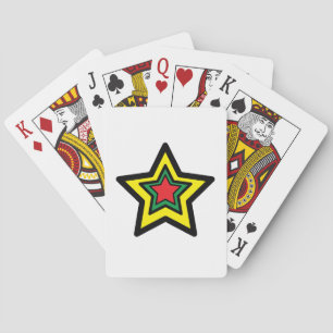 ⭐ Levendige Triple Star speelkaarten