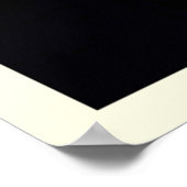 Levendige Tropische Hibiscus Kunst Poster (Hoek)