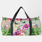 Levendige tropische kolibries plunjezak (Achterkant)