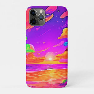 Levendige tropische zonnebank iPhone 11 pro hoesje