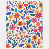 Levendige Tuin Glow 60x80 Fleece Deken (Voorkant)