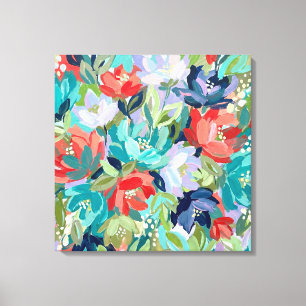 Levendige Tuinsymfonie Canvas Afdruk