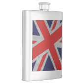 Levendige uniale aansluiting op afdruk van koolsto heupfles (Rechts)