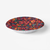 Levendige valbladeren papieren kommen (Gebogen)