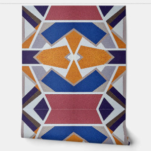 Levendige veelkleurige geometrische "Ratti_Creativ Behang