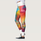 Levendige veelkleurige Leggings (Links)