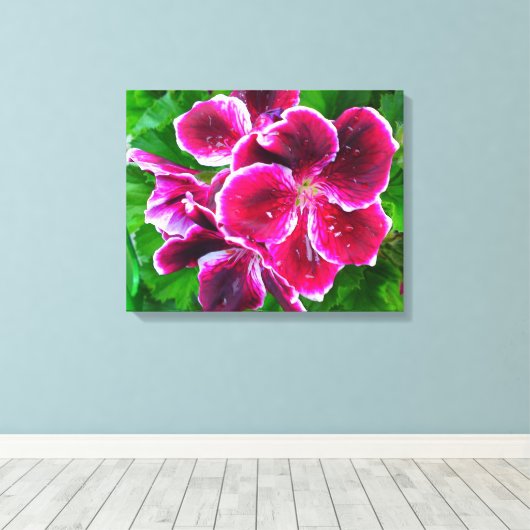 Levendige ventilator canvas afdruk (Insitu (Houten vloer))