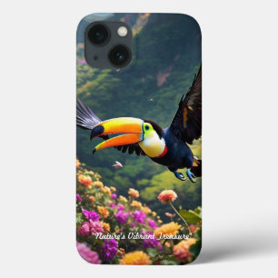 "Levendige veren" iPhone 13 Hoesje