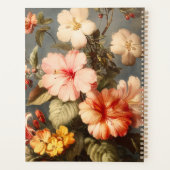 Levendige Vintage Bloemstuk Planner (Achterkant)