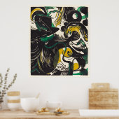 Levendige visie op expressie door Franz Marc - Gen Poster (Keuken)