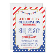 Levendige vlag Design Independence Day Party