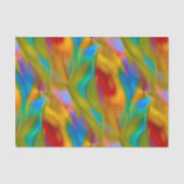 Levendige vlam Abstract glas ontkoppelen Tissuepapier (Voorkant)