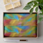 Levendige vlam Abstract glas ontkoppelen Tissuepapier (Geschenk)