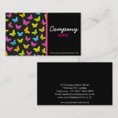 Levendige vlinders Visitekaartje (Voorkant / Achterkant)
