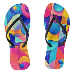 Levendige Vorm Spel Teenslippers