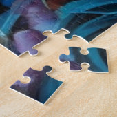 Levendige vrouw in suiker schedel make-up legpuzzel (Zijkant)