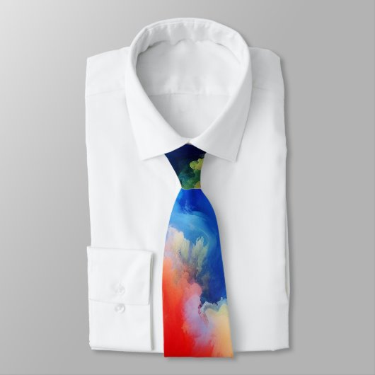 Levendige waterverf schilderij achtergrond artiest stropdas (Gebonden)