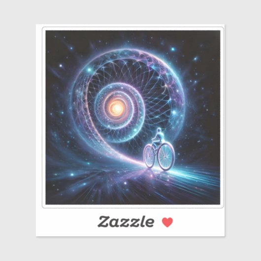 Levendige Waterverf van een paard dat loopt bij zo Sticker (Vel)