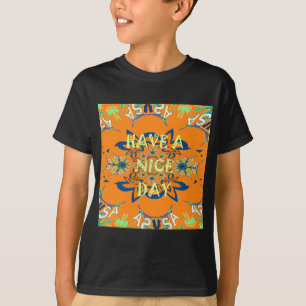 Levendige wensen: heb een mooie dag Art Print Desi T-shirt